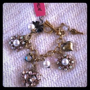 Betsey Johnson charm bracelet